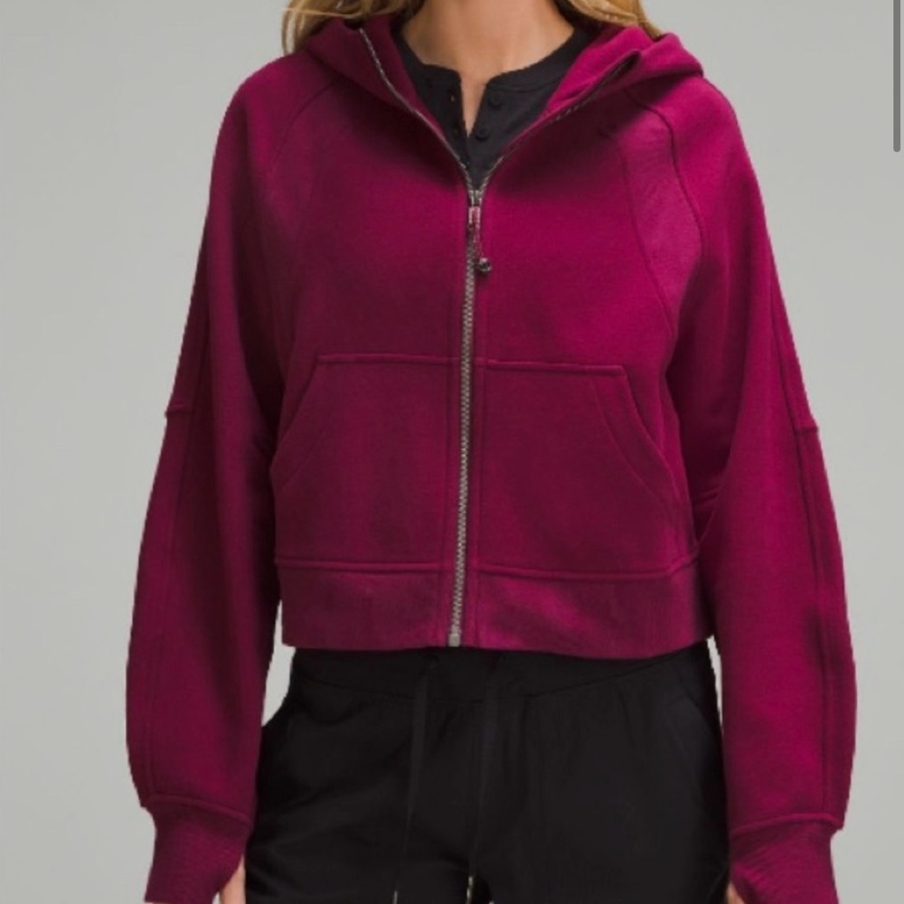 Lululemon Full Zip Scuba Hoodie Deep Luxe M/L